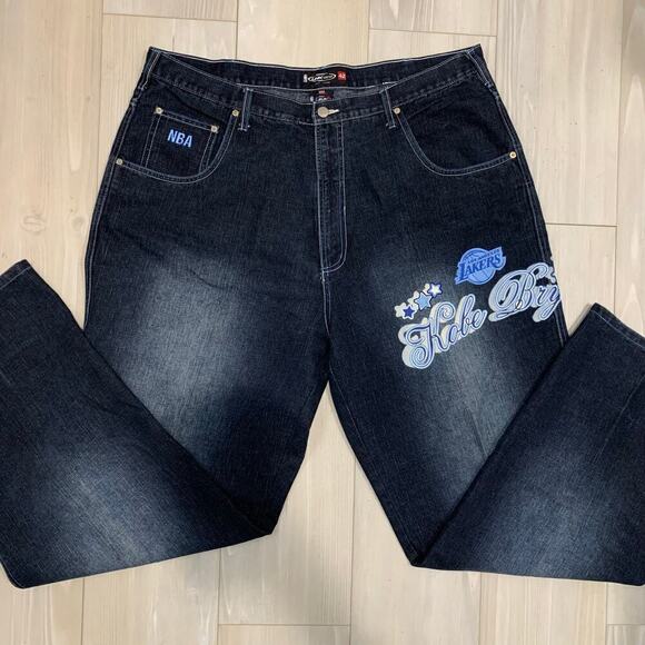 Y2k Unk Denim Kobe Bryant Size 42 - Picture 1 of 6